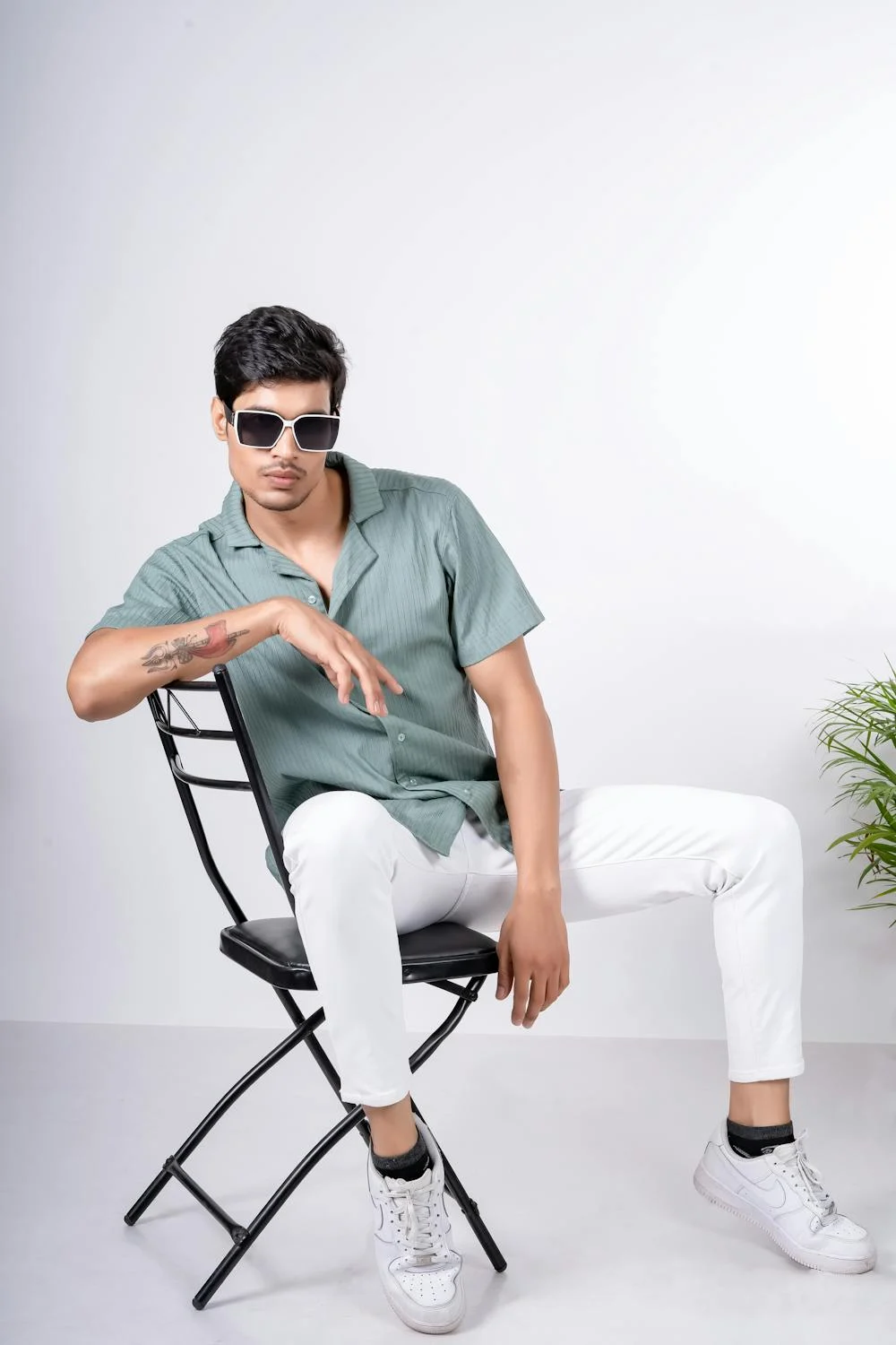 Slim Lyocell Trousers